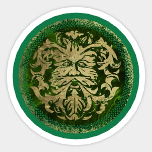 The Green Man Sticker